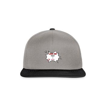 laisse-moi terminer ma phrase - Casquette snapback - gris graphite/noir - Devant