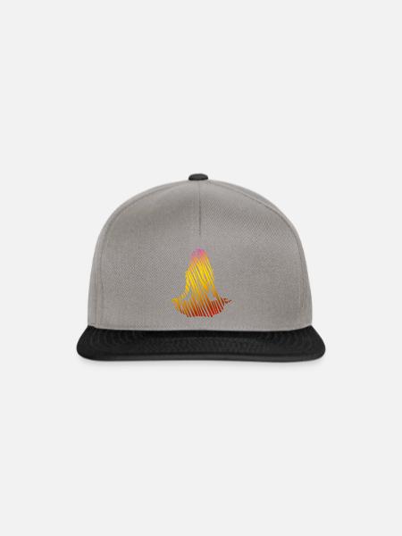 Lotus Tiger Yoga - Snapback Cap - Graphit/Schwarz