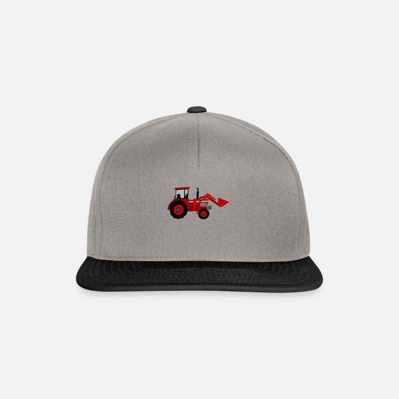 Roter Traktor - Snapback Cap - Graphit/Schwarz
