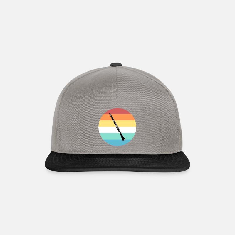 Klarinette - Snapback Cap - Graphit/Schwarz