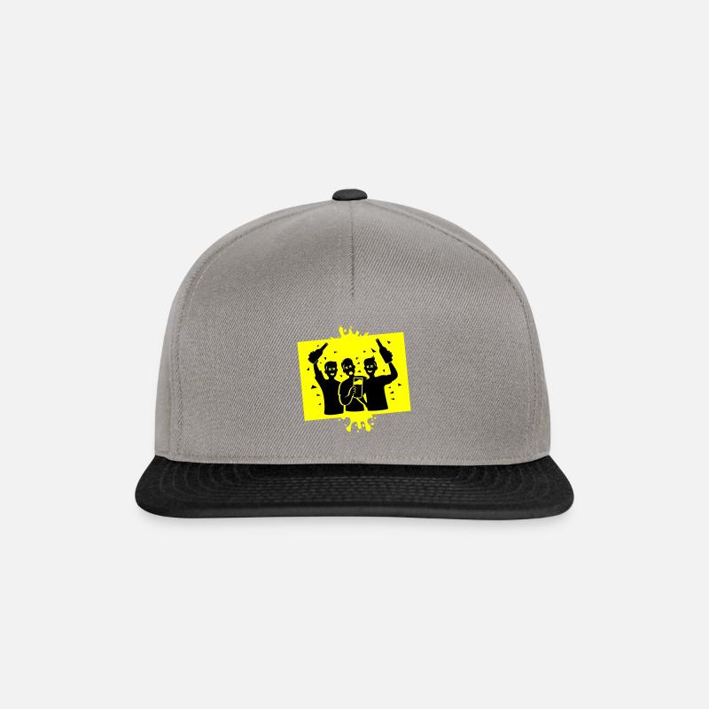 Équipe de l’enterrement de vie de garçon - Casquette snapback - gris graphite/noir