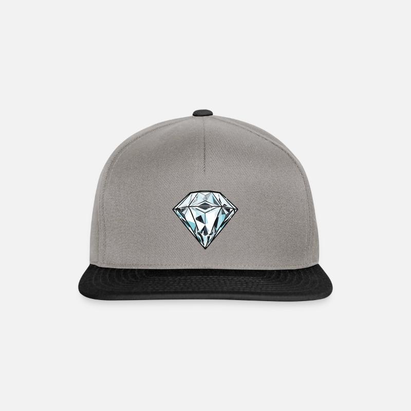 Diamant Juwel - Snapback Cap - Graphit/Schwarz