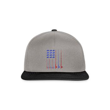 fishing - Snapback Cap - graphite/black - Front