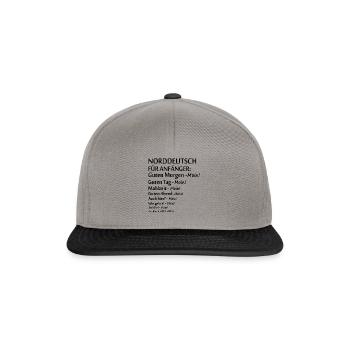 Bremen Deutschland Stadt Motiv Geschenk - Snapback Cap - Graphit/Schwarz - Vorne