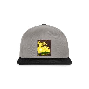 Natur - Snapback Cap - Graphit/Schwarz - Vorne