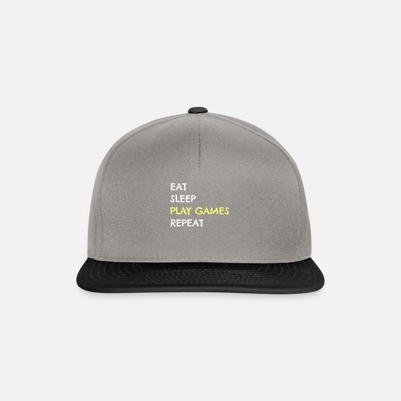 Gamer - Snapback Cap - graphite/black