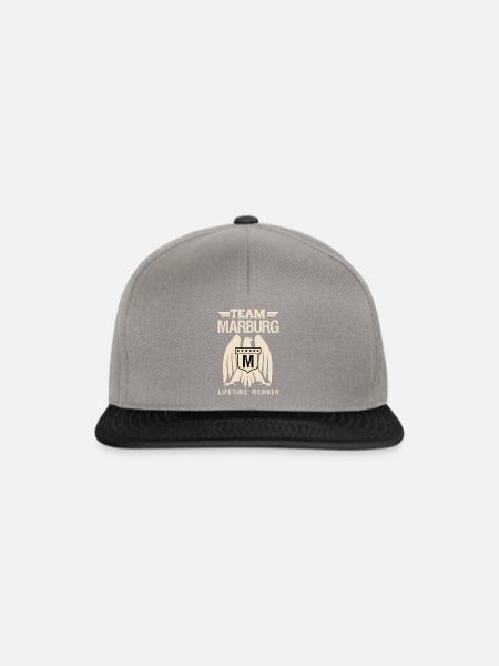 Team Marburg - Snapback Cap - Graphit/Schwarz