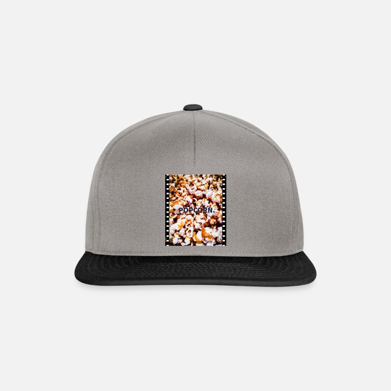 pop-corn - Casquette snapback - gris graphite/noir
