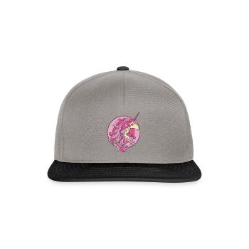 Belle Licorne - Casquette snapback - gris graphite/noir - Devant