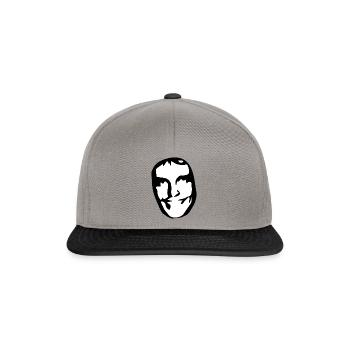 Regarde moi - fais moi face - Casquette snapback - gris graphite/noir - Devant