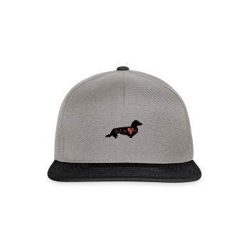 100% de la température de la longueur du pilo (0132) - Casquette snapback - gris graphite/noir - Devant