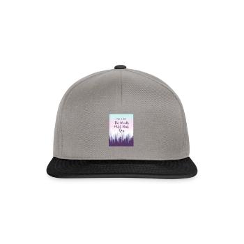 Faites une randonnée dans les bois - Casquette snapback - gris graphite/noir - Devant