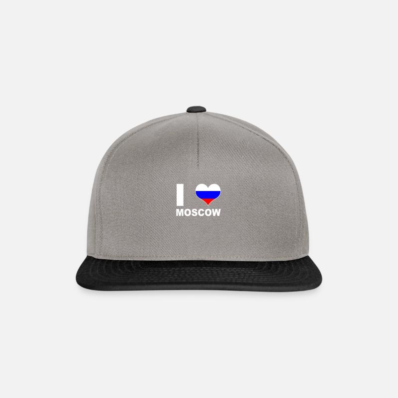Moscou - Casquette snapback - gris graphite/noir