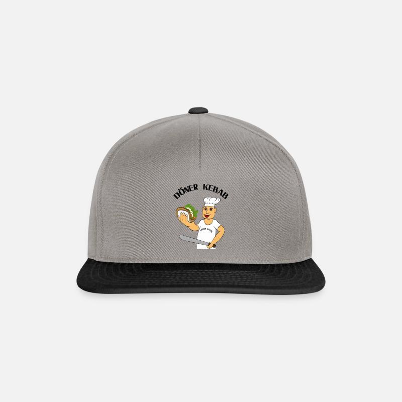 Döner Kebab - Snapback Cap - Graphit/Schwarz