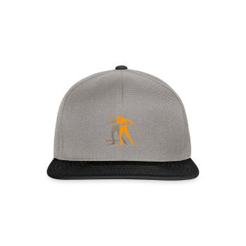 Cadeau de tir au ski de fond pour biathlon biathlon - Casquette snapback - gris graphite/noir - Devant