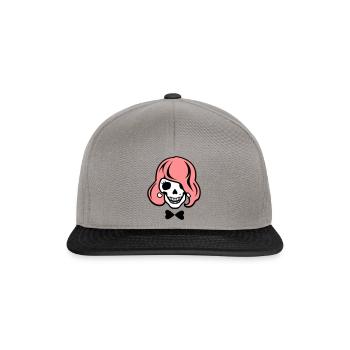 Dye skeleton to hair - Snapback Cap - graphite/black - Front
