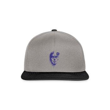 Muerta blue - Snapback Cap - graphite/black - Front