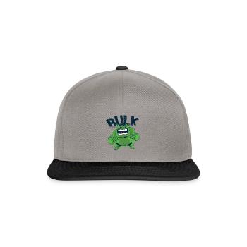 Vrac d'ours - Masse d'ours - Force musculaire - Monstre - Casquette snapback - gris graphite/noir - Devant