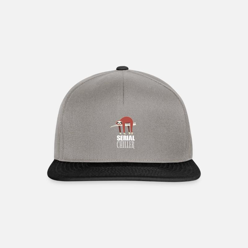 Serial Chiller Série Killer Série Killer Sloth - Casquette snapback - gris graphite/noir