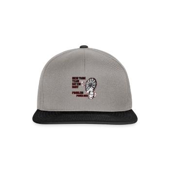 DART AND BEER Hobby Dart Player Gift - Snapback Cap - graphite/black - Front