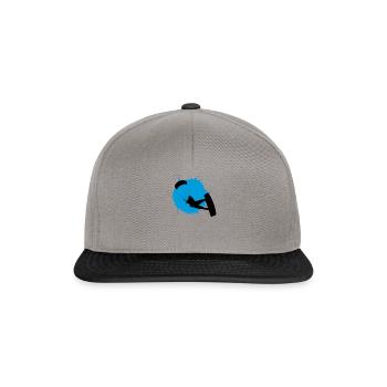 Kitesurfen - Snapback Cap - Graphit/Schwarz - Vorne
