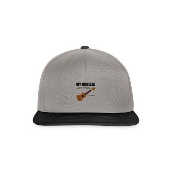 ukulele - Snapback Cap - graphite/black - Front