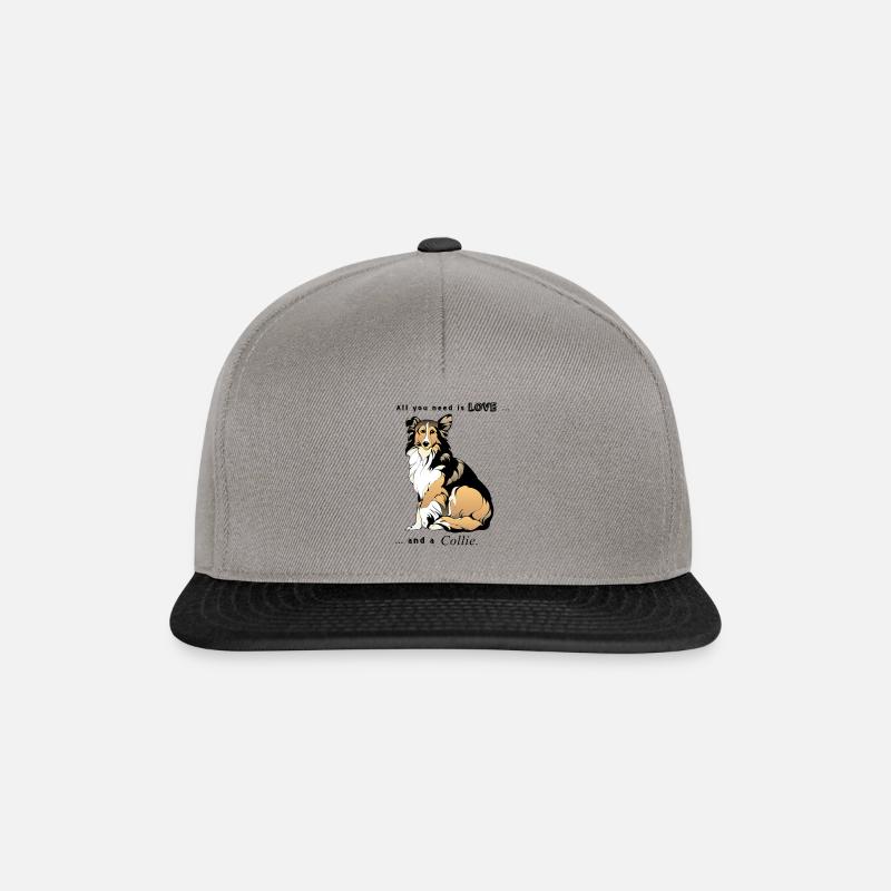 colley - Casquette snapback - gris graphite/noir