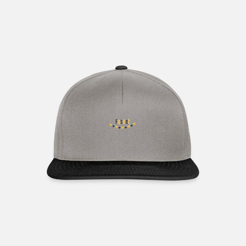 Fasnet - Snapback Cap - Graphit/Schwarz