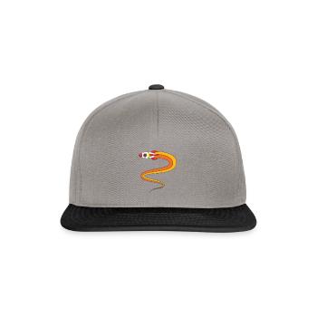 Rocket space star gift - Snapback Cap - graphite/black - Front