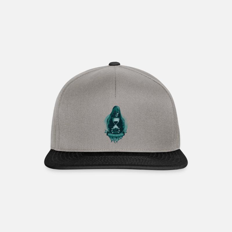 Gevatter Tot ist auf dem Weg - Snapback Cap - Graphit/Schwarz