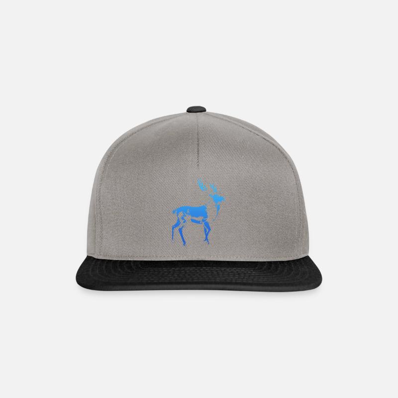 Hirsch - Snapback Cap - Graphit/Schwarz