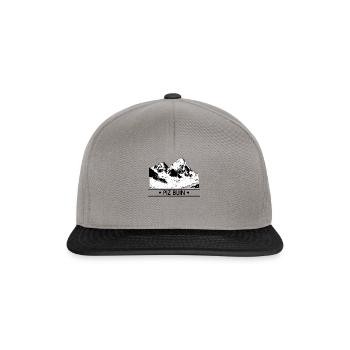Piz Buin - Snapback Cap - graphite/black - Front