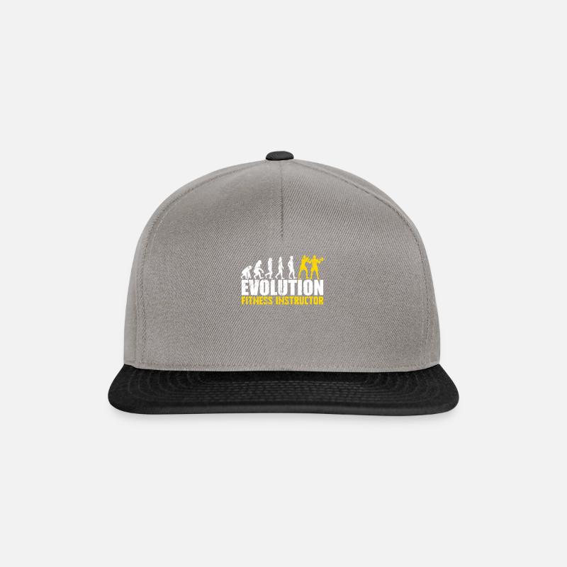 Personal Trainer Fitness Trainer Evolution - Casquette snapback - gris graphite/noir