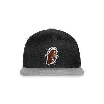 Blatte cafard dessin animé drôle logo - Casquette snapback - noir/gris - Devant