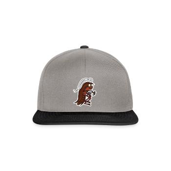 Blatte cafard dessin animé drôle logo - Casquette snapback - gris graphite/noir - Devant