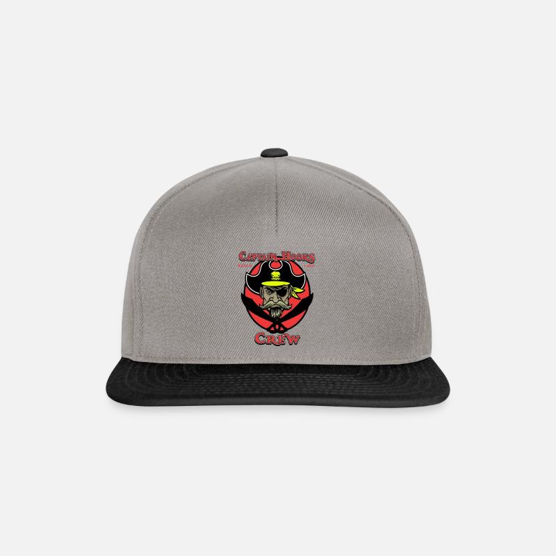 PIRATES Captain Hooks Crew - Snapback Cap - Graphit/Schwarz