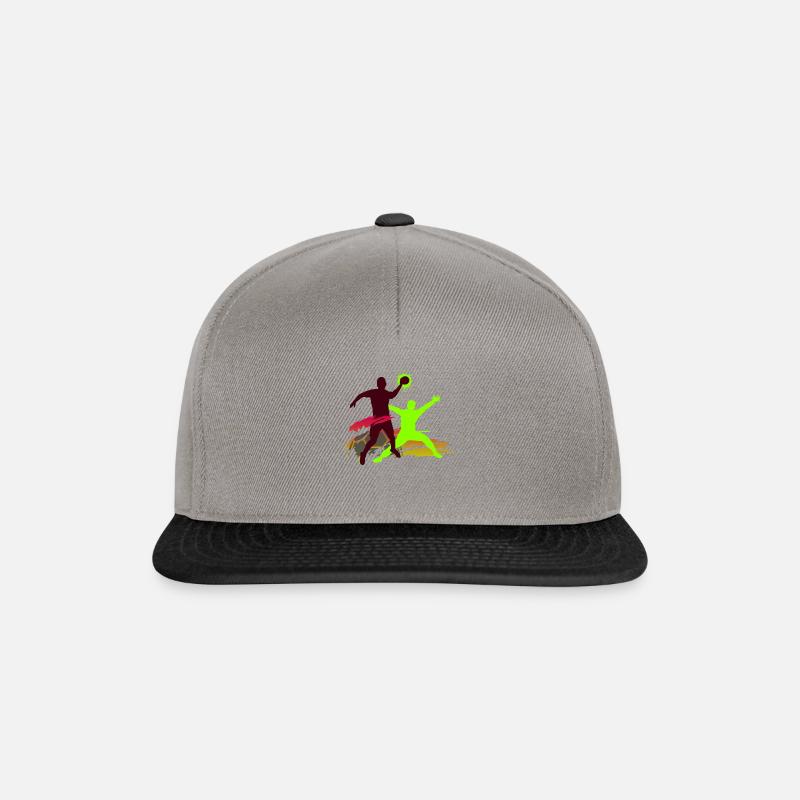 HANDBALL - Casquette snapback - gris graphite/noir