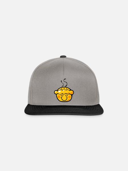Smiley Pie - Snapback Cap - Graphit/Schwarz