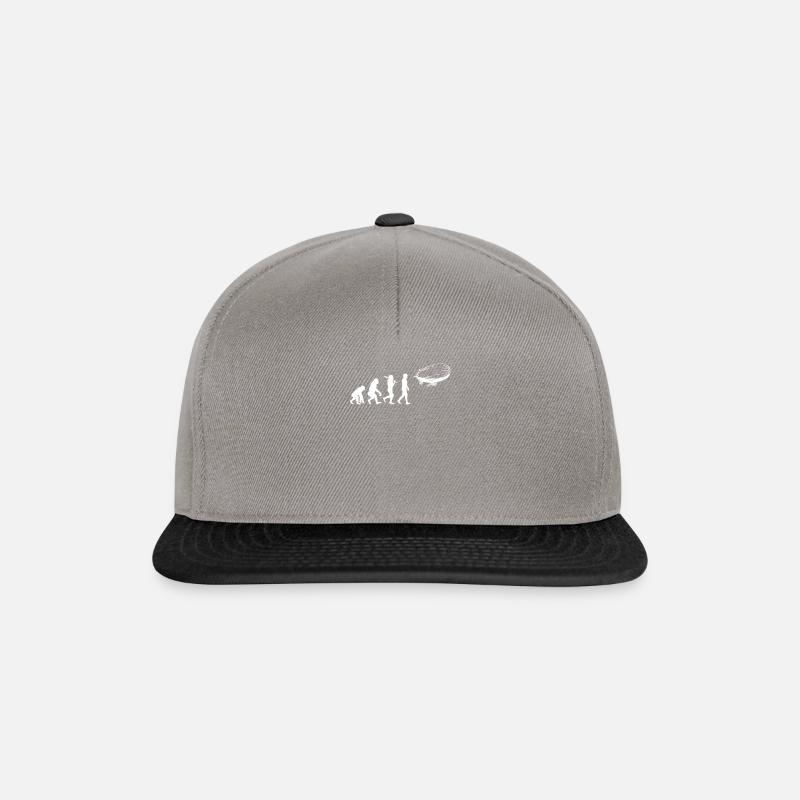 Evolution du dirigeable - Casquette snapback - gris graphite/noir