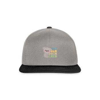 Ich Hab Dich Lieb Koala - Snapback Cap - Graphit/Schwarz - Vorne