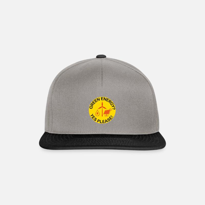 Erneuerbare Energie Renewable Energy - Snapback Cap - Graphit/Schwarz