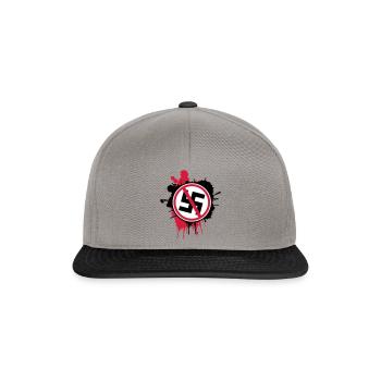 Contre les nazis - Casquette snapback - gris graphite/noir - Devant