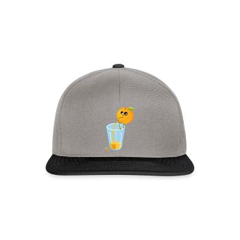 Humor Lustig Witzig Humorvoll Spaß Geschenk - Snapback Cap - Graphit/Schwarz - Vorne