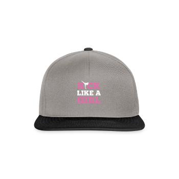 Kickboxer kickboxing trainer gift - Snapback Cap - graphite/black - Front