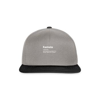 Kamala Harris Vice-président - Casquette snapback - gris graphite/noir - Devant