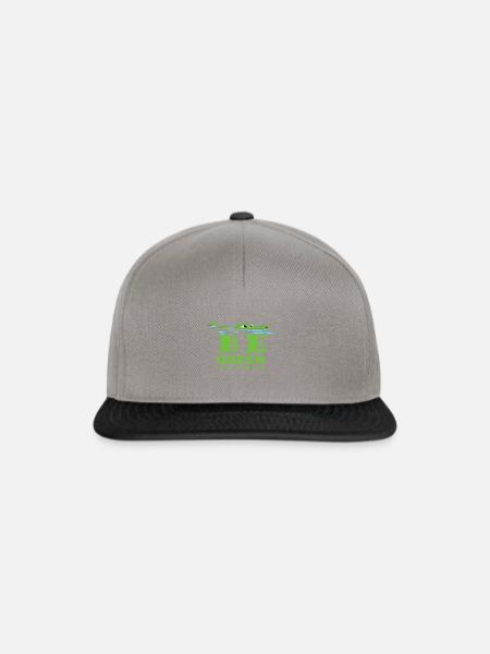 Nachhaltigkeit - Snapback Cap - Graphit/Schwarz