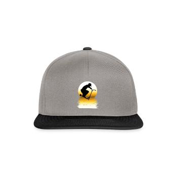 Stuntroller Sunrise - Casquette snapback - gris graphite/noir - Devant