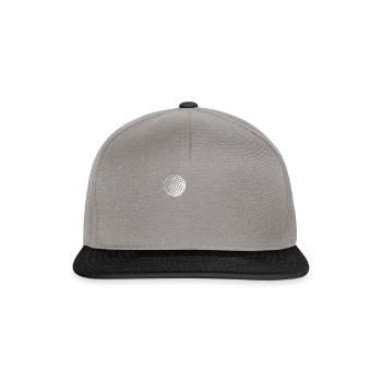 Golfen Golf Golfer Golfball - Snapback Cap - Graphit/Schwarz - Vorne