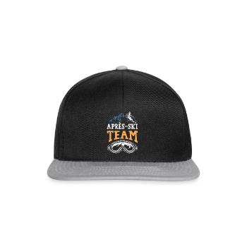 Après Ski Team - Snapback Cap - black/grey - Front