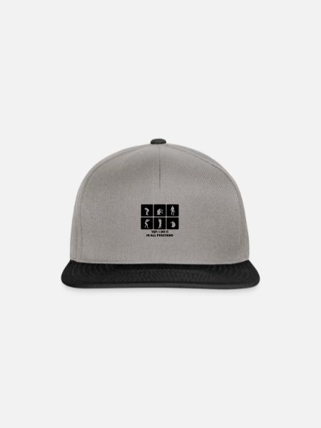Fotograf Positionen Fotographie Hobbyfotograf - Snapback Cap - Graphit/Schwarz